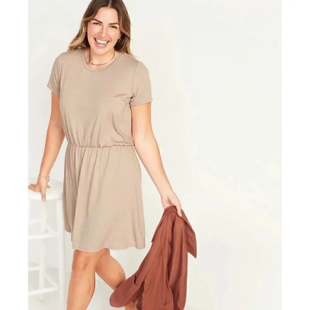 old navy waist defined slub knit dress | Dresses | Old Navy Waistdefinedshortsleeve Slubknit Miniwomens Szm Dashiki_Head_Scarf